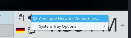 configure network connections...